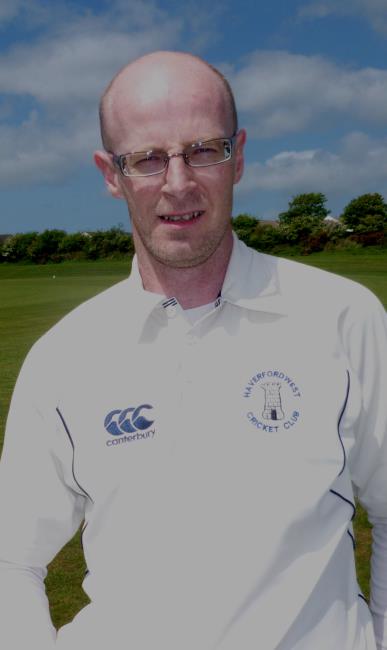Clive Tucker - bowled well for Haverfordwest A